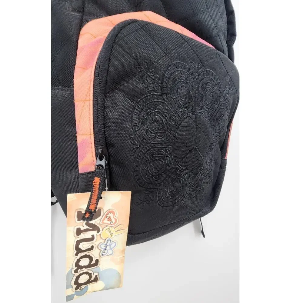 Deadstock Vintage Y2K Mudd‎ Embroidered Tie Dye Bookbag Backpack